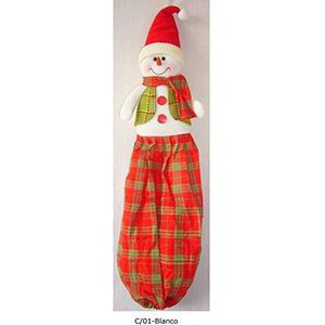 Duffi Home Kerst Tas Houder, Wit, 100% Polyester, One Size
