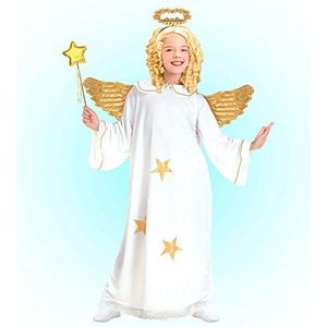 Widmann - Kinderkostuum engel, jurk, halo, kerstkind, Kerstmis