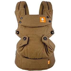 Tula Explore Hemp Olivine Babydrager, ergonomisch, verstelbaar, voor naar buiten, ontworpen om met je baby van 3,2 tot 20,4 kg te groeien, zonder dat er een babykussen nodig is