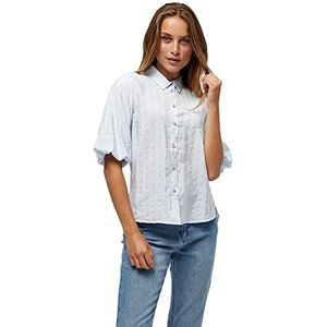 Peppercorn Carrie Blouse Damesblouse, blauw (Duck Blue Checked), S