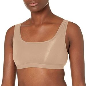 DKNY Dames modal bralette met U-hals beha, ondoorzichtig, Cashmere, M