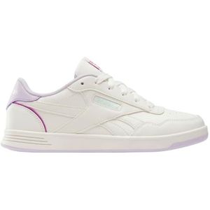 Reebok Court Advance sneakers voor dames, chalk/digitalleam/purplerave, 35 EU, Chalk digitale gleam purplerave, 35 EU