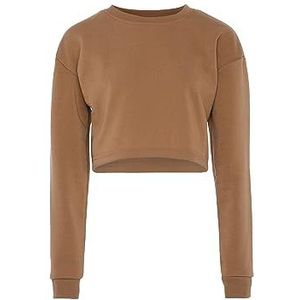 SWIRLIE Sweatshirt voor dames, kameel, XL
