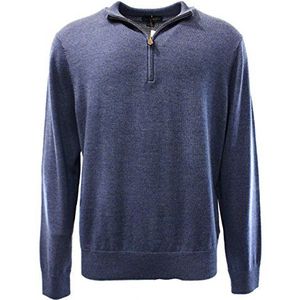 Brooks Brothers heren pullover Saxxon Half Zip Biella