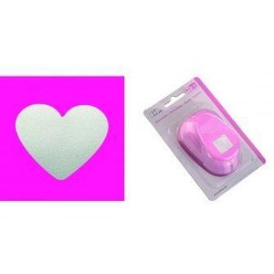 efco Stanzer XXL, hart motiefpons, kern: metaal, roze, 12,5 x 8 x 7 cm