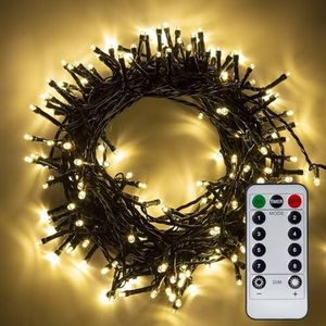 Kerstverlichting 3 * 3M * 300 LED Fairy Lights Gordijn Lichtslingers, USB-aangedreven of Batterij-aangedreven, Raamverlichting voor Binnen Buiten, Kerstboom Slaapkamer Feest Bruiloft Huis Tuin