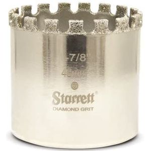 Starrett D0178 48mm/1,7/8-inch diamant keramische en schurende materiaal gatzaag