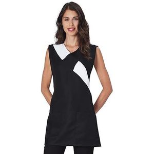 Siggi Horeca Dameshemd, Cindy, zwart/wit, II°