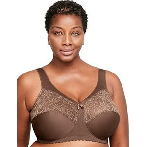 Glamorise MagicLift Original #1000 Ondersteuningsbeha, zonder beugels, Cappuccino, 100G