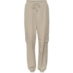 VERO MODA Vmkimberly Hw Cargo Pant Noos Damesbroek, Abbey Stone, (M) W x 32L