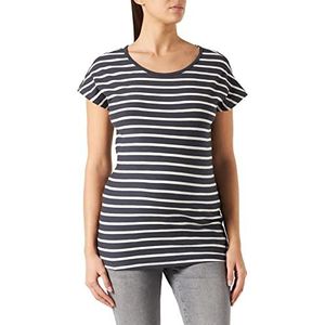 Noppies Dames Tee Short Sleeve Stripe Kenton T-shirt, Blue Graphite - P334, 36