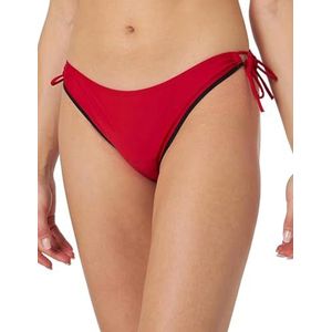 HAUTE PRESSION Menstruatiezwembroek voor dames, effen, bordeauxrood, Rood, 44-46