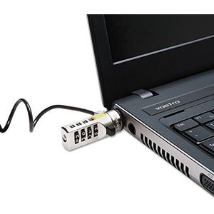 Kensington WordLock Combinatie Draagbaar Kabelslot voor laptops en andere apparaten - Zwart (K64684US)