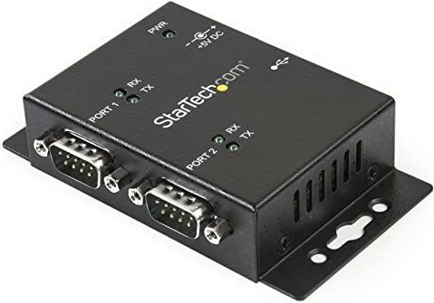 StarTech.com - ICUSB2322I - USB naar Seriële Adapter - 2 Poorten - Robuuste Metalen Behuizing