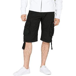 Korte Broek - Cargoshort - Normale Pasvorm - 2 Steekzakken - 2 Achterzakken - 2 Cargozakken