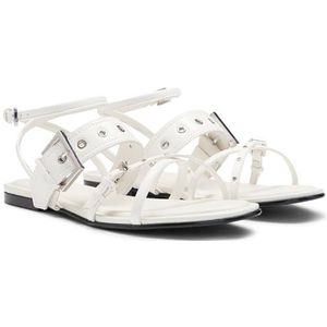 HUGO Dames Tayna_Sandal_NABK, natuurlijk, 5 UK, natuurlijk, 38 EU