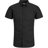 JJJOE Shirt SS Plain, zwart, XS