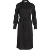 Veelzijdige L/S Shirt Dress - NOOS, zwart, 42