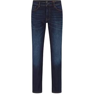 BOSS Heren Maine BC-L-P Regular Fit Jeans van donkerblauw superstretch denim
