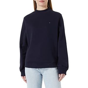Tommy Hilfiger Dames Reg Fleece MCK-nk Swtshrt Truien, woestijn hemel, L