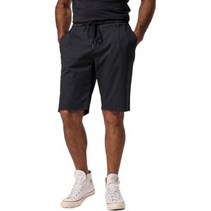 JP 1880, heren, grote maten, bermuda, chino's, slip, buikfit, flexnamic, Donkerblauw, 6XL