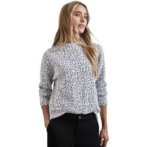 Fluffy Rib Leo Dessin Shirt, off-white, 46
