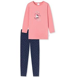 Schiesser Meisjespyjama lang pyjamaset, oudroze, 116