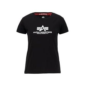 Alpha Industries - T-shirt - Zwart - Katoen - Logo op de Borst