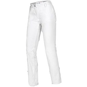 BP 1734-686-21-36n chino's voor dames, stretchstof, 230,00 g/m² stofmix met stretch, wit, 36n