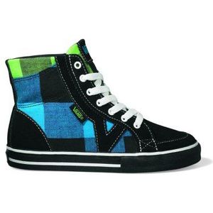 VANS TORY HI VIPK3SN, sneakers voor meisjes, zwart, Zwart buffplaidblack blue., 30 EU