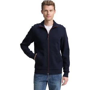 TOM TAILOR Sweatjack voor heren, 10668 - Sky Captain Blue, XXL