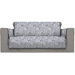 Italian Bed Linen Glamour antislip bankovertrek van polyester, made in Italy, donkerblauw 2 zitplaatsen maxi