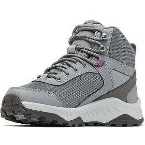 Columbia Women's Trailstorm Ascend Mid WP waterproof mid rise hiking boots, Grey (Ti Grey Steel x Dark Lavender), 3.5 UK