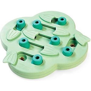 Outward Hound Puppy Hide N' Slide Green Interactive Treat Puzzle Dog Toy