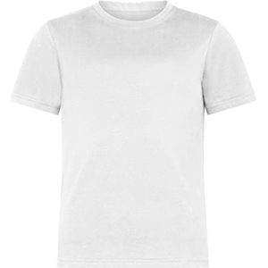HRM Kinder Luxe Ronde Hals T-shirt, Wit , Maat 158 I Fair Trade T-shirt Jongens & Meisjes met Ronde Hals, 160 g/m² I Gemaakt van 100% Organisch Katoen