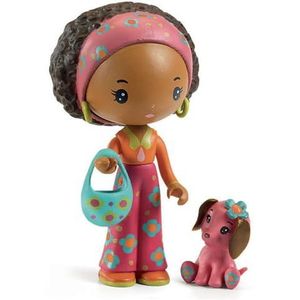 DJECO - Tinyly Poppy & Nouky poppenhuis Fashion, meerkleurig (36957)