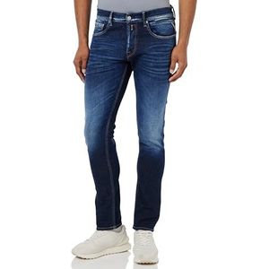 Replay Willbi Regular Fit Bio Herenjeans, donkerblauw 007, 31W / 34L