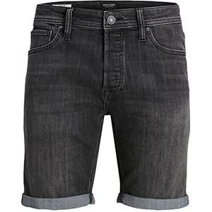 Jack & Jones Plus heren jeansshorts, zwart denim, 46