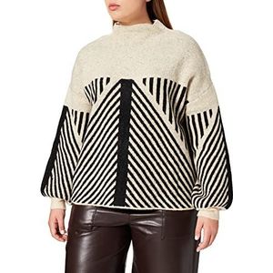 Peppercorn Dames, Jayda trui, trui, 0023 m Seedpearl Crème Melange, L