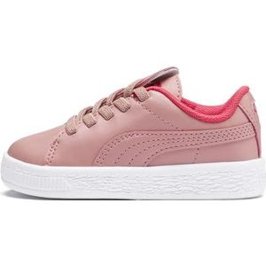 PUMA Basket Crush Ac Inf Sneakers voor meisjes, Roze bruids roos roze alarm 05, 5 UK Child