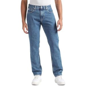 Calvin Klein Jeans Authentieke rechte spijkerbroek voor heren, Denim Medium, 29W / 32L