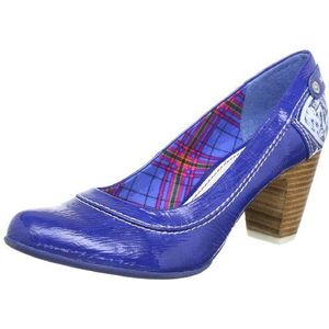 s.Oliver Casual Pumps voor dames, Blauwe Blau koninklijk patent 822, 36 EU