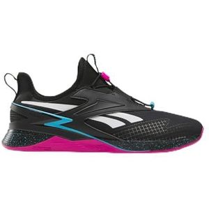 Reebok Unisex Nano X3 FRONING Sneaker, CBLACK/LASPIN/BOLCYA, 8.5 UK, Cblack Laspin Bolcya, 42.5 EU