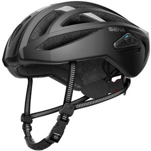 Sena R2 Fietshelm voor racefiets (mat zwart, maat L)
