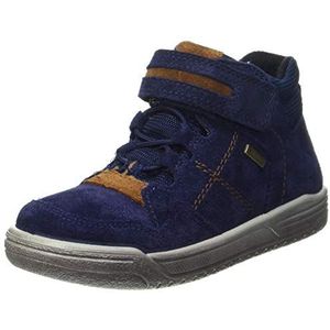 Superfit Earth Sneakers voor jongens, Blauw bruin 8000, 25 EU Breed