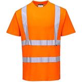 Portwest S170 Katoen Comfort Waarschuwing T-shirt, Normaal, Oranje, Grootte S