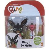 Bing Bunny Bing + Doctor Molly figuren, 2 verpakkingen
