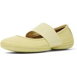 Laarzen - Pastelgeel - Rundleer en Stof - Gevulkaniseerd Rubber