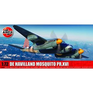 Airfix Modelset - A04065 de Havilland Mosquito PR.XVI Modelbouwset - Plastic modelvliegtuigsets voor volwassenen en kinderen vanaf 8 jaar, set inclusief sprues en stickers - Schaalmodel 1:72