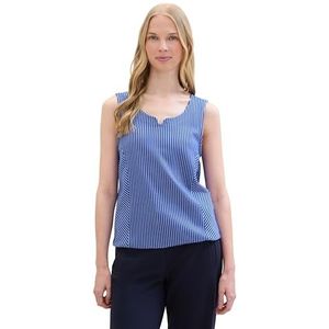 TOM TAILOR Damestop, 35460 - Royal Blue White Stripe, 3XL